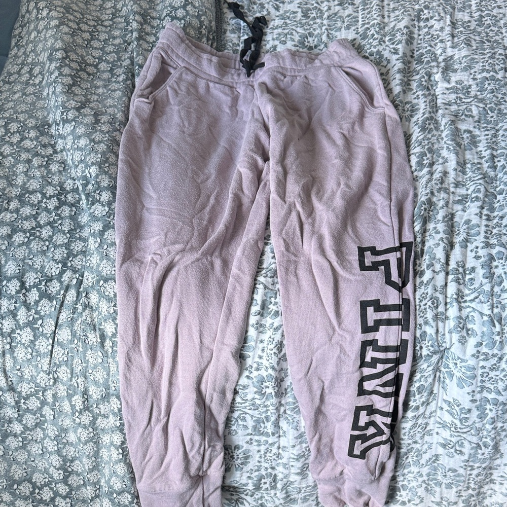 PINK Victoria's Secret Light Purple Joggers